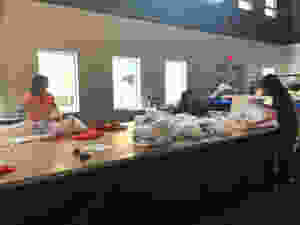Team packs PPE order
