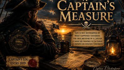 Captain's Log — Entry 009 A Captain's Measure