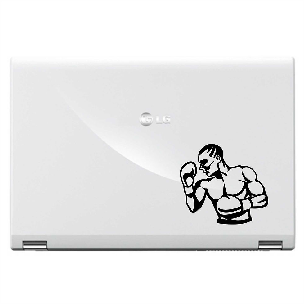 Thumbnail: Adesivo Box Boxer Muay Thai Esportes Artes Marciais 10x9cm