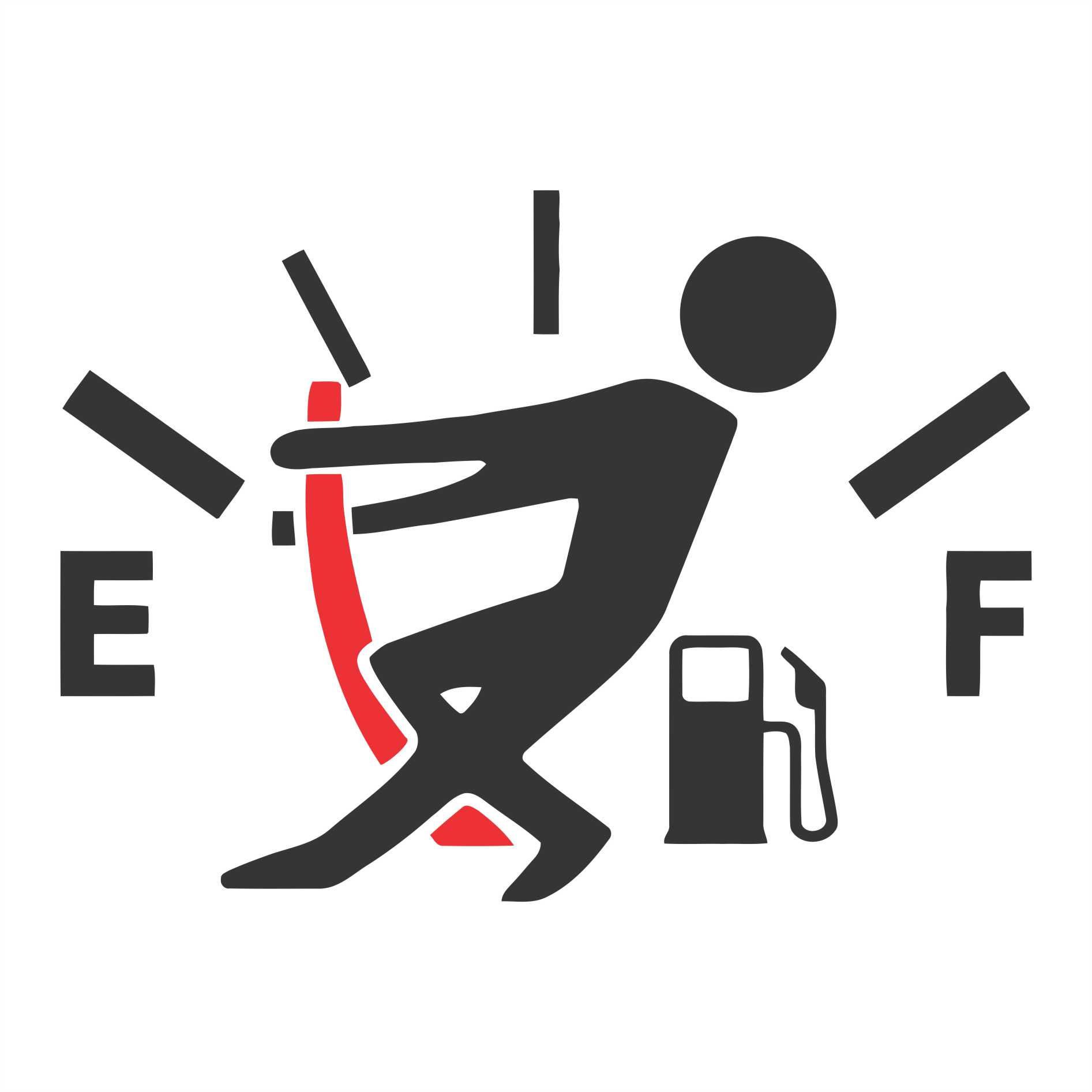 Adesivo Tampa Tanque Gasolina Odômetro medidor Combustível 9x6,5cm