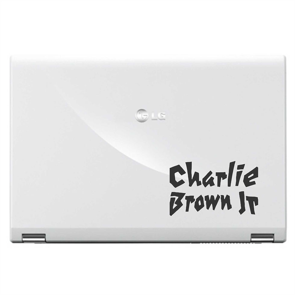Thumbnail: Adesivo Charlie Brown Jr 12x7,5cm