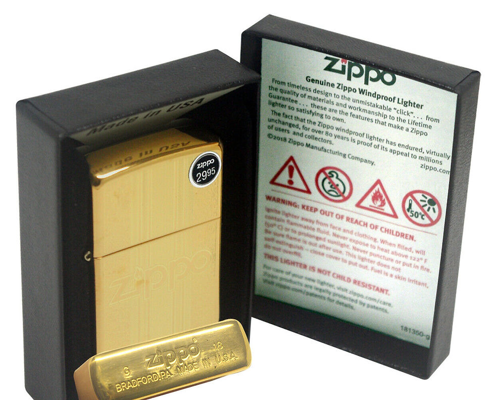 Thumbnail: Isqueiro Zippo  29677 dourado alto brilho