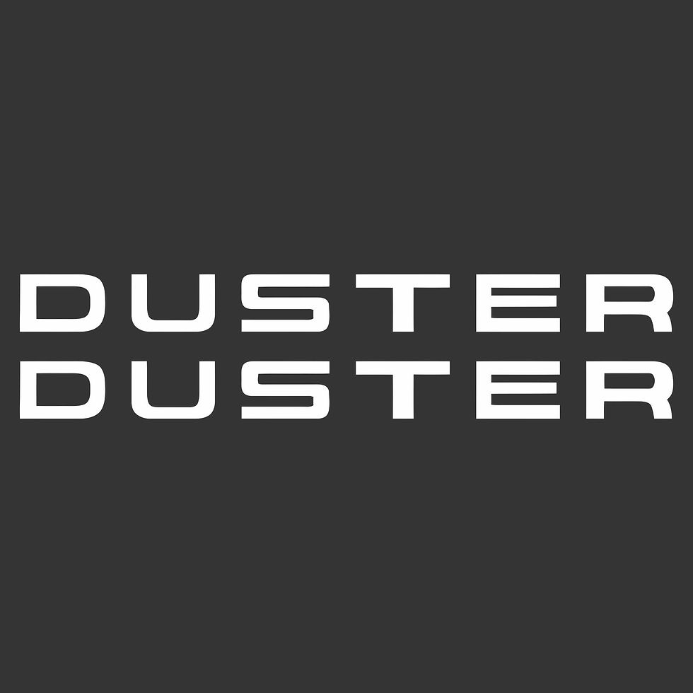 Thumbnail: Par de adesivos Renault Duster 17x1,5cm cada a345