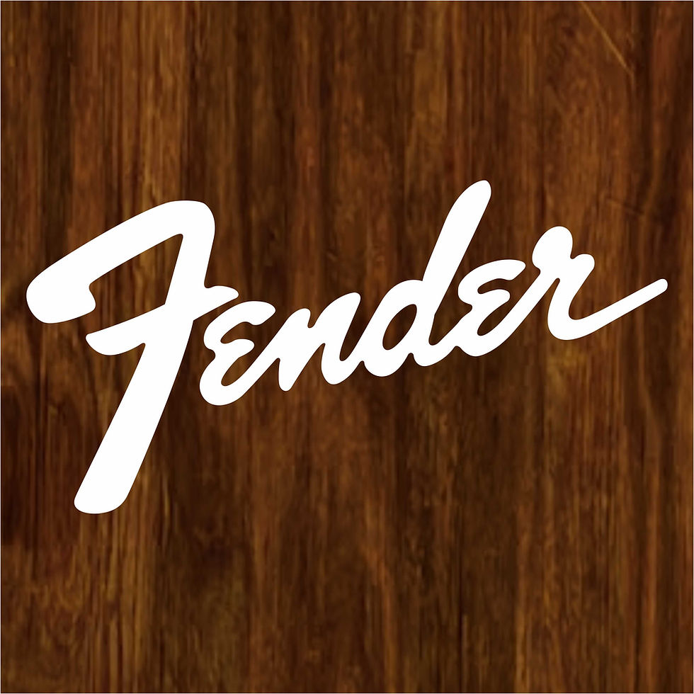 Thumbnail: Adesivo Guitarra Fender 10x5cm