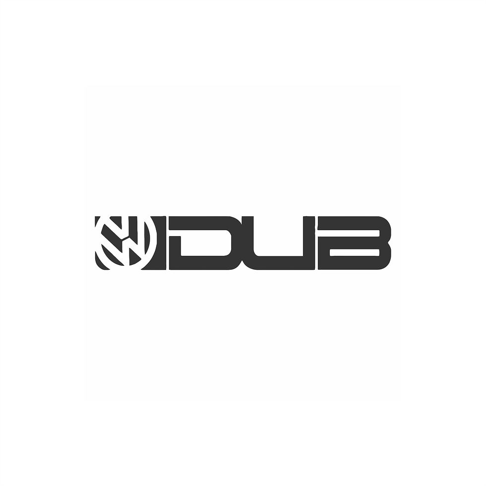 Adesivo Volkswagen Dub 22x4cm a207