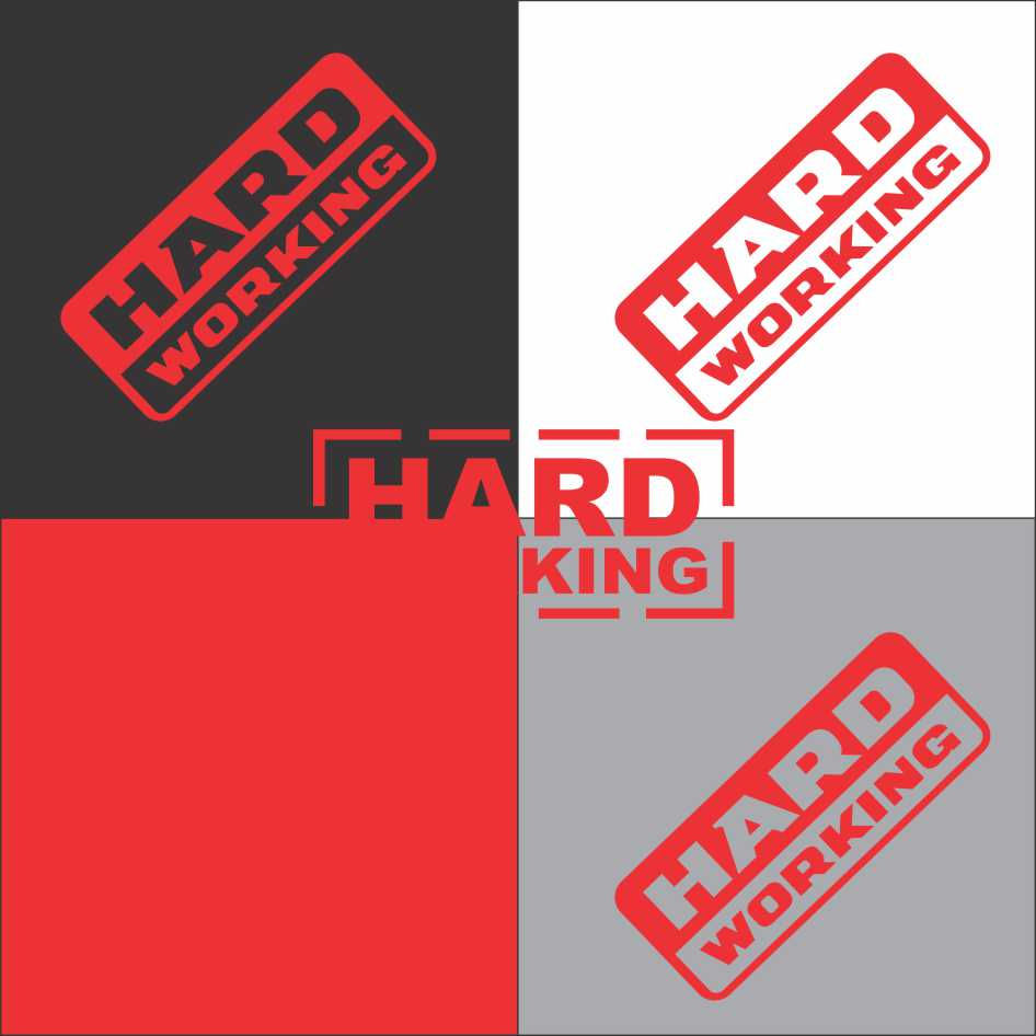 Thumbnail: 3x Unid. Adesivo Sem Fundo Fiat Strada Hard Working A097b