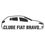 Miniatura: Adesivo Clube do Fiat Bravo 15cm preto