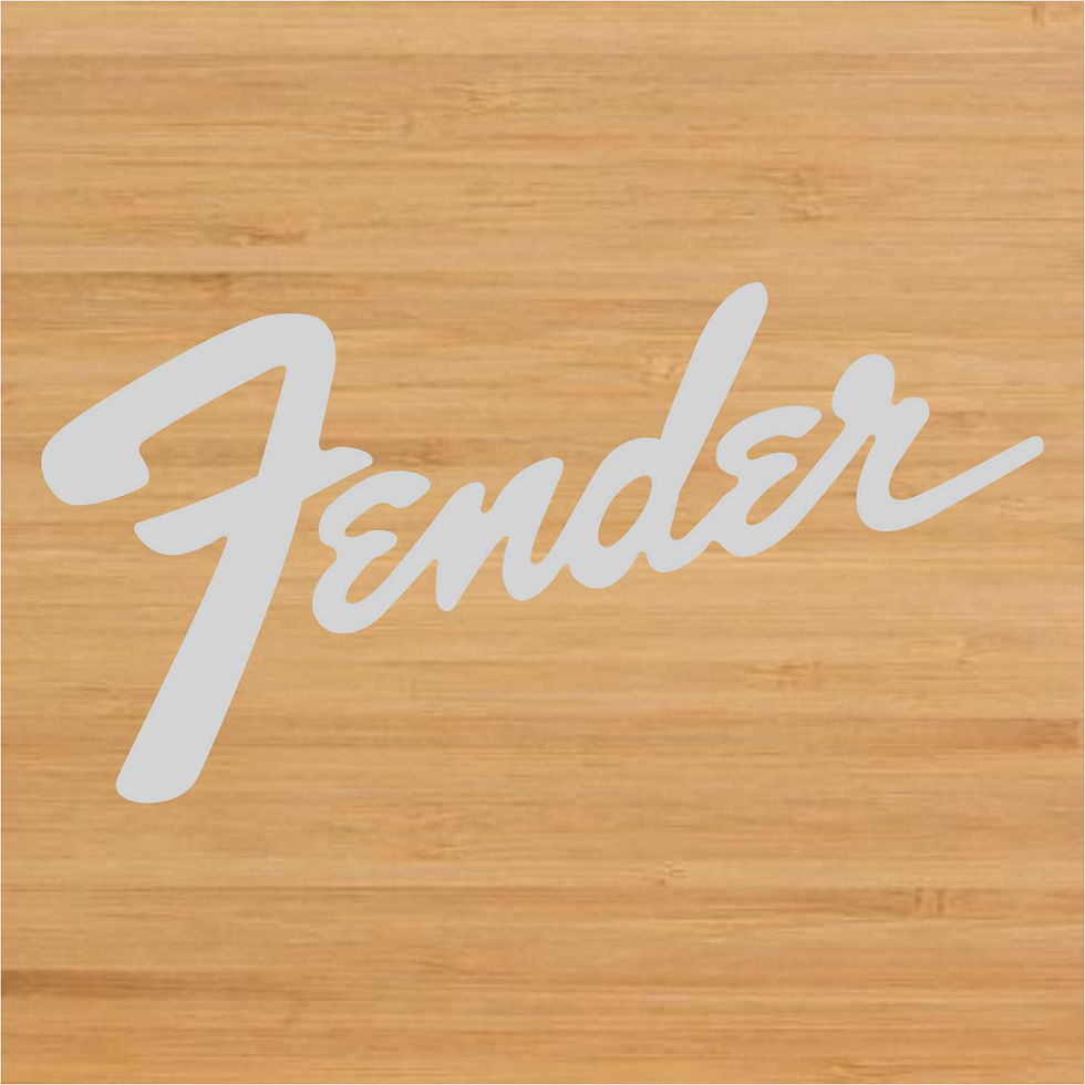 Thumbnail: Adesivo Guitarra Fender 10x5cm