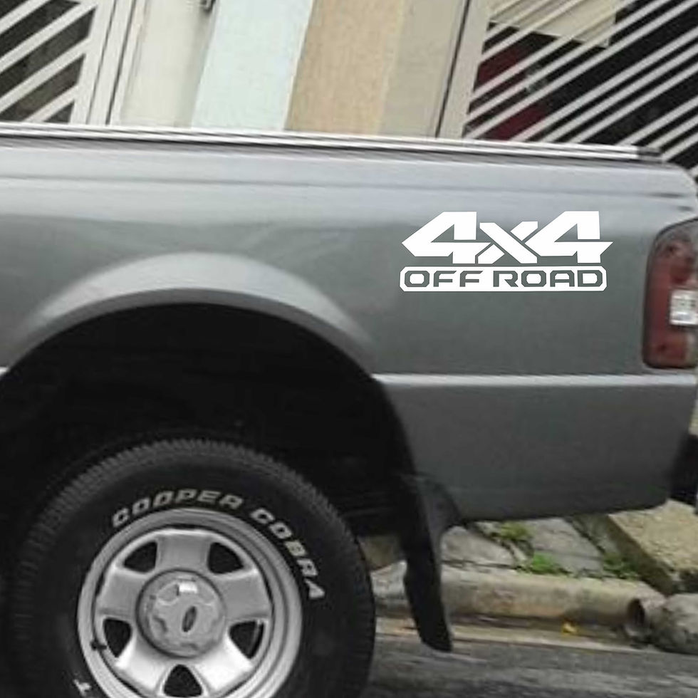 Thumbnail: Adesivo 4x4 Offroad 40x15cm Par A429