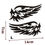 Thumbnail: Adesivo Retrovisor Tanque Moto Asas De Anjo 14x7cm Valor Par