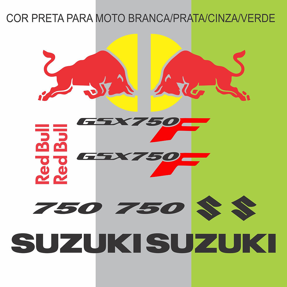 Thumbnail: Kit Adesivos Suzuki GSX 750 F - a147