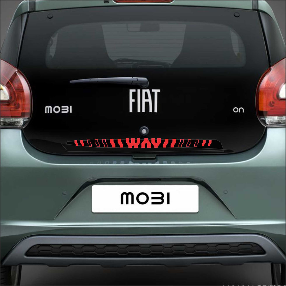 Thumbnail: Adesivo Faixa Alternativa Fiat Mobi Way  62x42cm a251