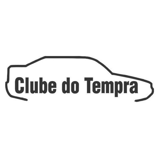 Adesivo Clube do Fiat Tempra 15cm preto