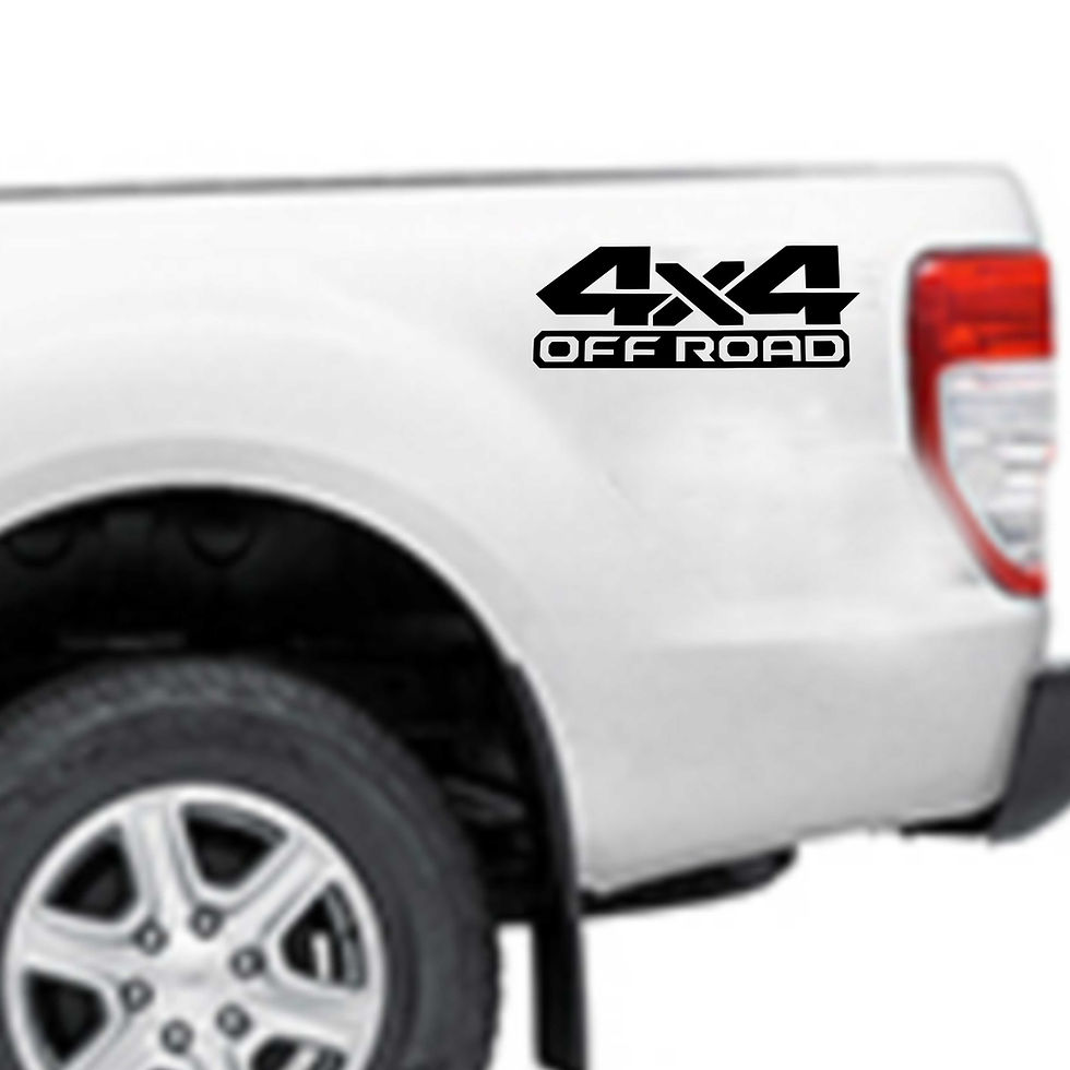 Thumbnail: Adesivo 4x4 Offroad 40x15cm Par A429