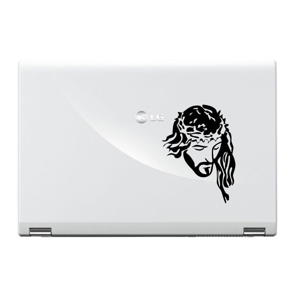 Thumbnail: Adesivo Jesus Adesivo Cristão Notebook Celular 13cm altura