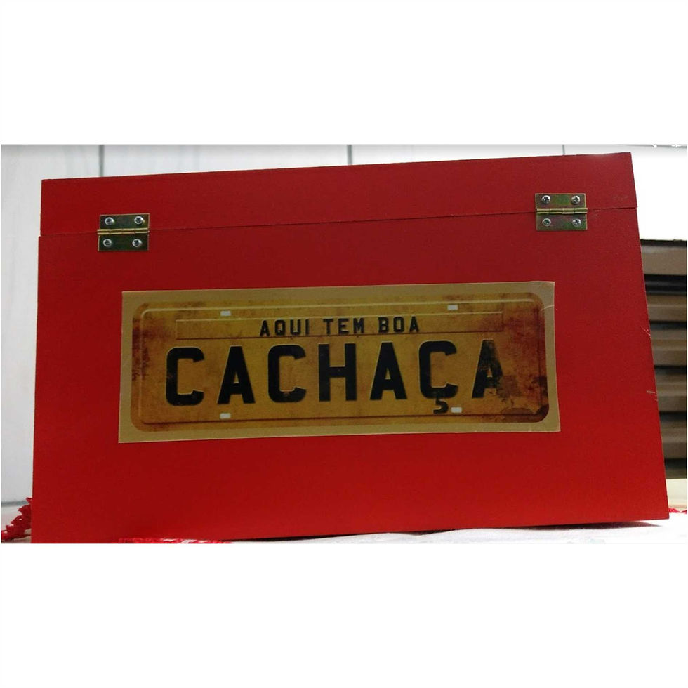 Thumbnail: Adesivo Bebida Cachaça Placa Carro 21x7,5cm A093