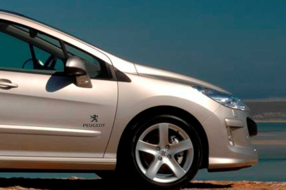 Thumbnail: Adesivo Peugeot 206 207 307 2008 3008  - 17x10cm - Valor do Par