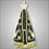 Miniatura: 02 unidades Adesivo Nossa Senhora Aparecida Padroeira 7,5x15cm A086