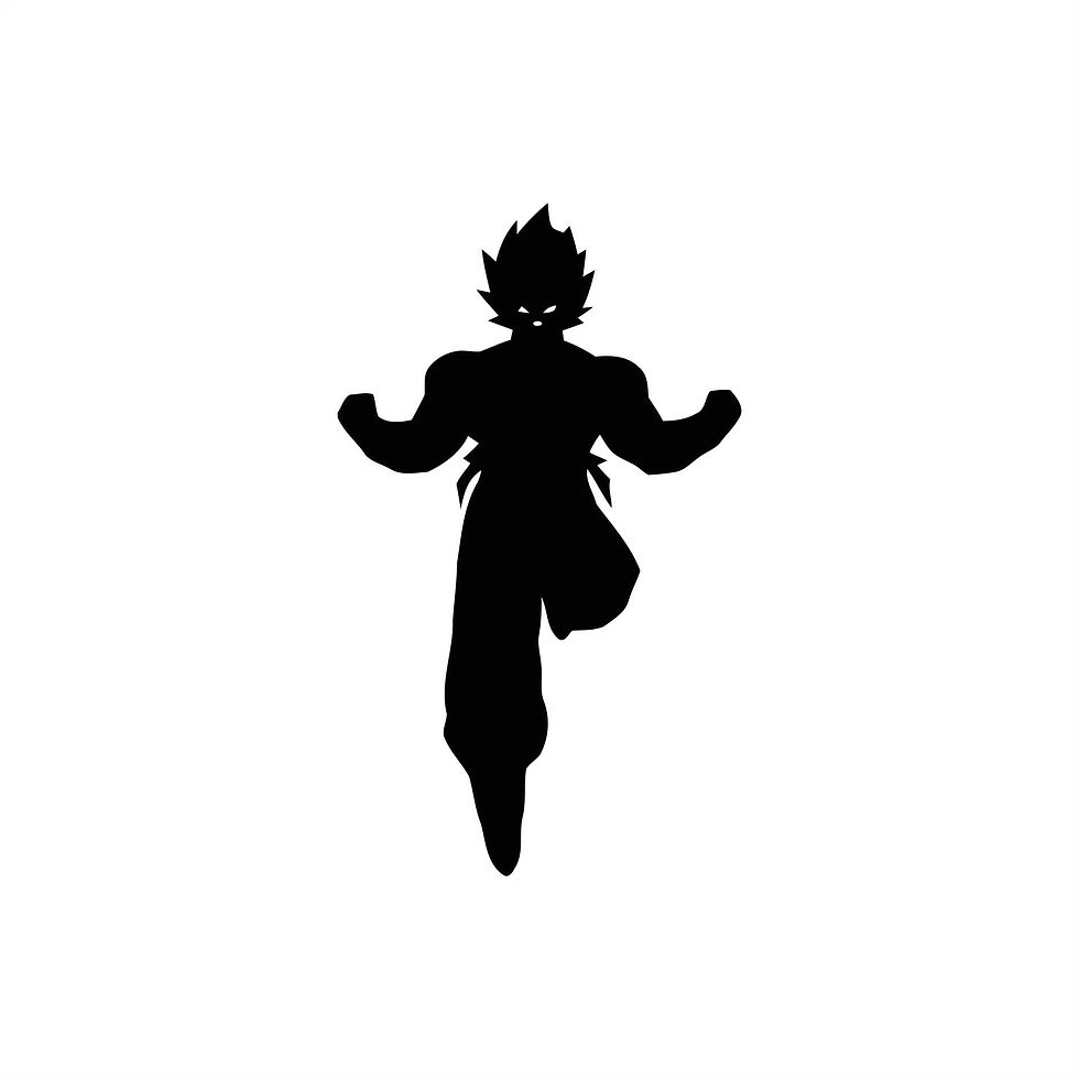 Adesivo Goku Dragon Ball Anime Manga 10x6cm - md3