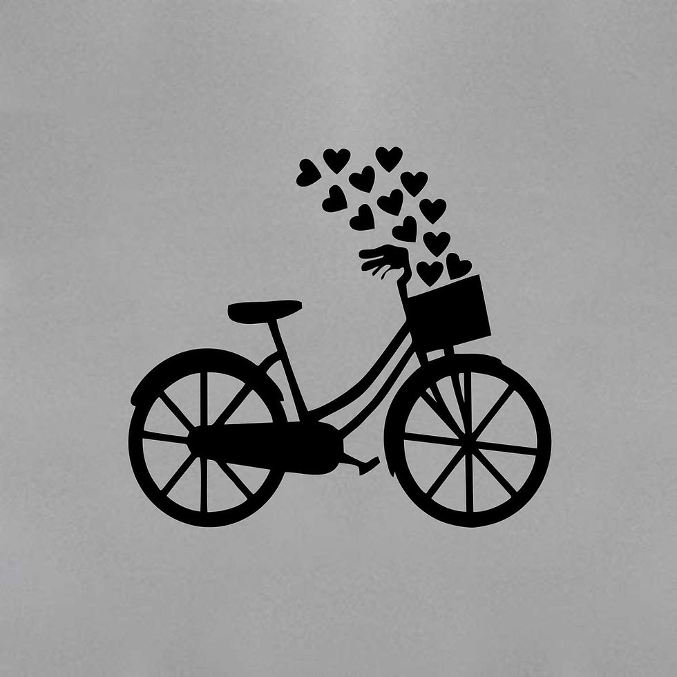 Adesivo Bicicleta Ciclista Bike 10x9cm a416