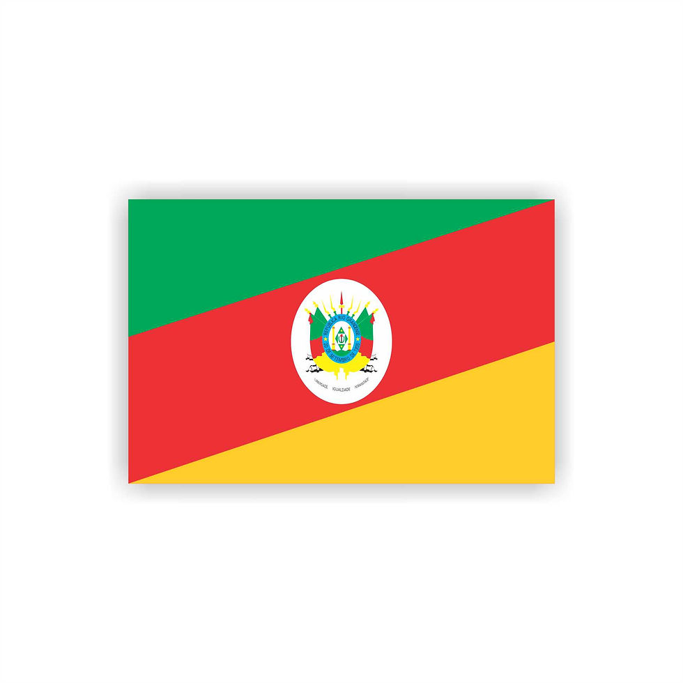 Miniatura: Adesivo Personalizado  10x6,5cm Bandeira Estados Brasileiros parte 02