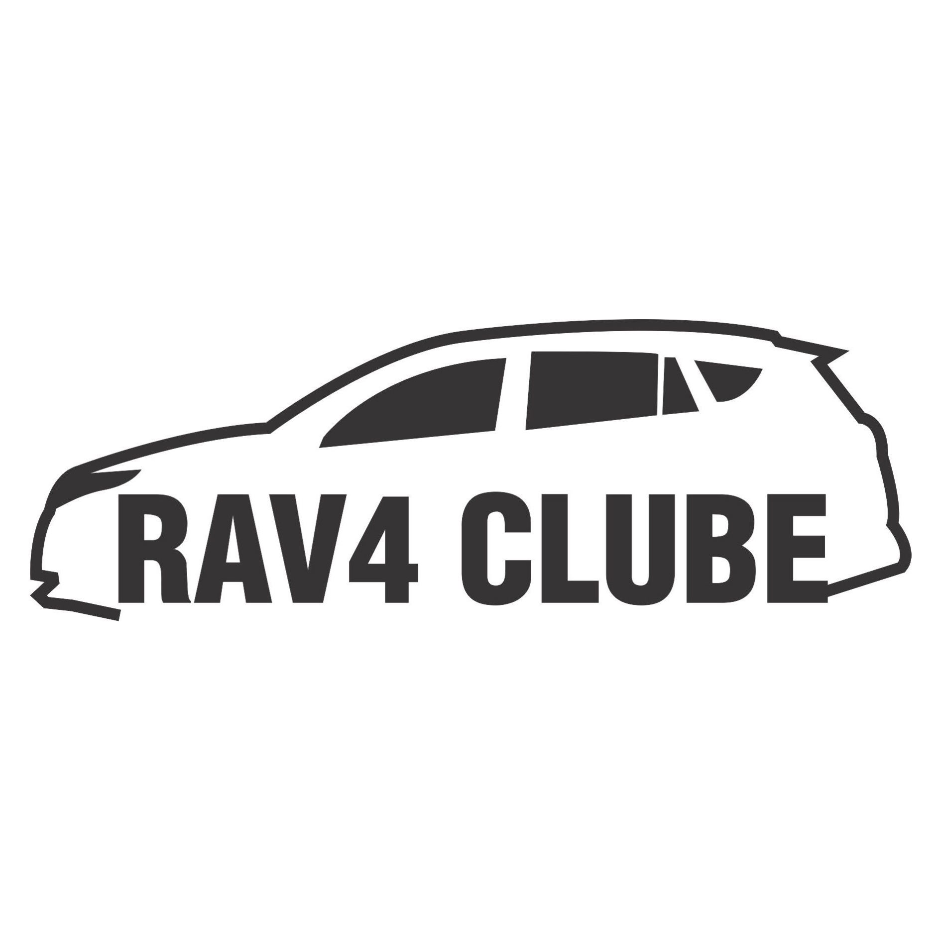 Adesivo Clube do Toyota RAV4 - 15cm preto