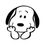 Miniatura: Adesivo Cachorro Dog Pet Snoopy Snoopie mod. 4 - 10x10cm