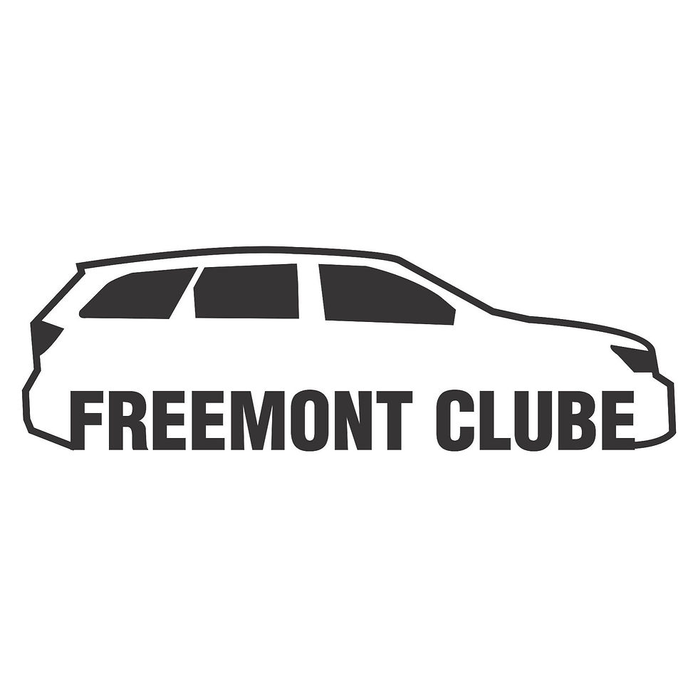 Adesivo Clube do Fiat Freemont 15cm preto