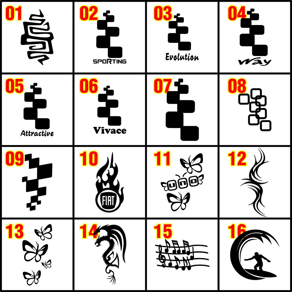 Adesivo Novo Uno Coluna Sport Vivace Way Tribal Podium