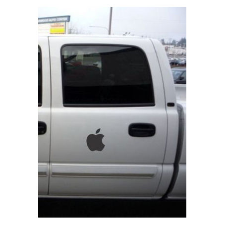 Thumbnail: Adesivo Apple Preto 03 unidades