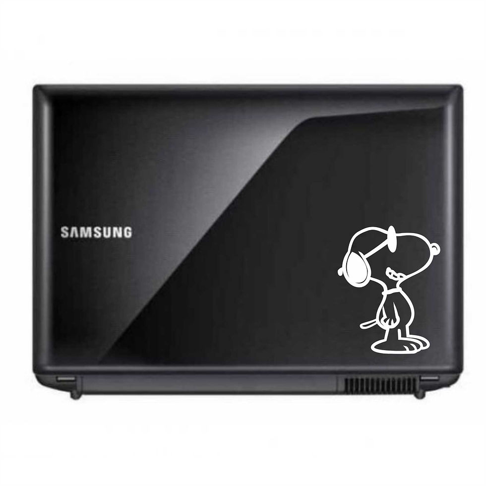 Thumbnail: Adesivo Cachorro Dog Pet Snoopy Snoopie mod. 2 - 10x8cm