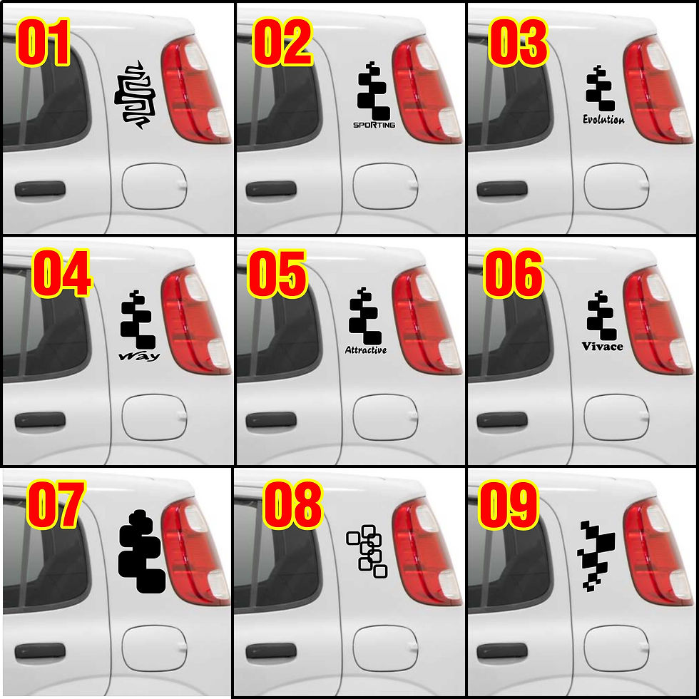 Adesivo Novo Uno Coluna Sport Vivace Way Tribal Podium