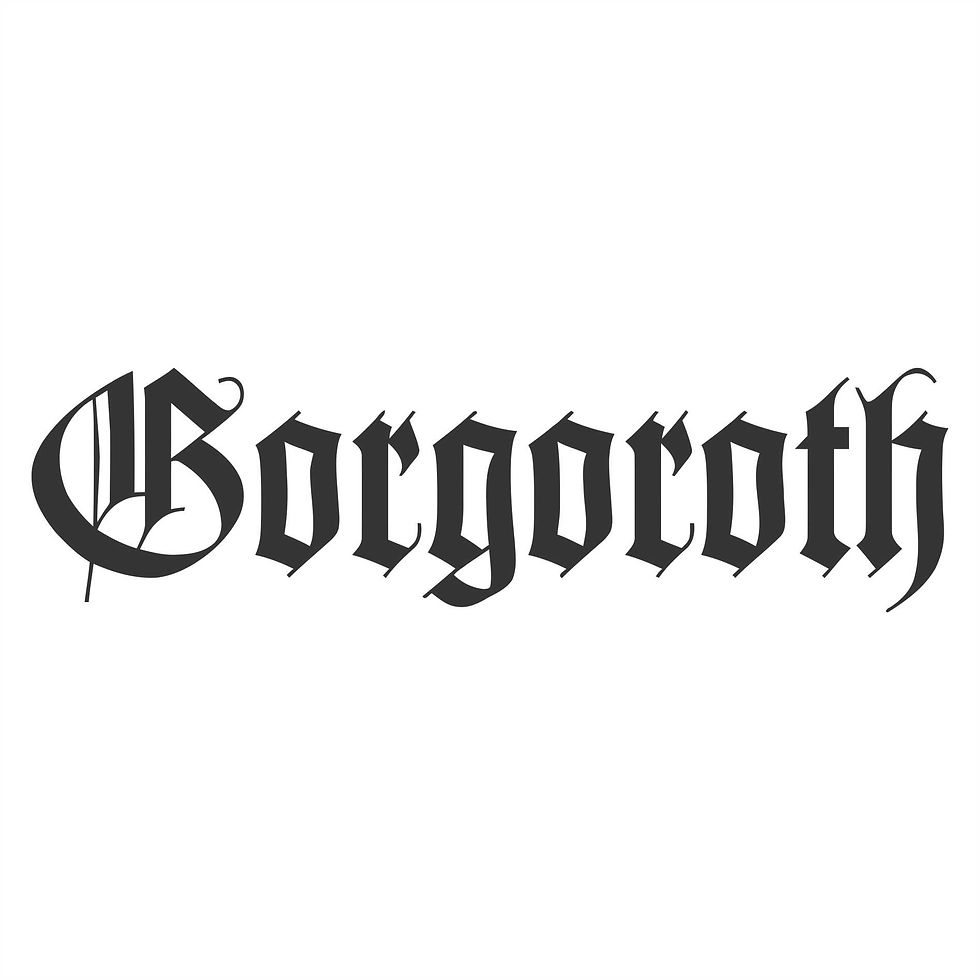 Adesivo Gorgoroth 15x4cm