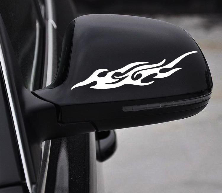 Thumbnail: Adesivo  Retrovisor Chamas 18x4cm a012