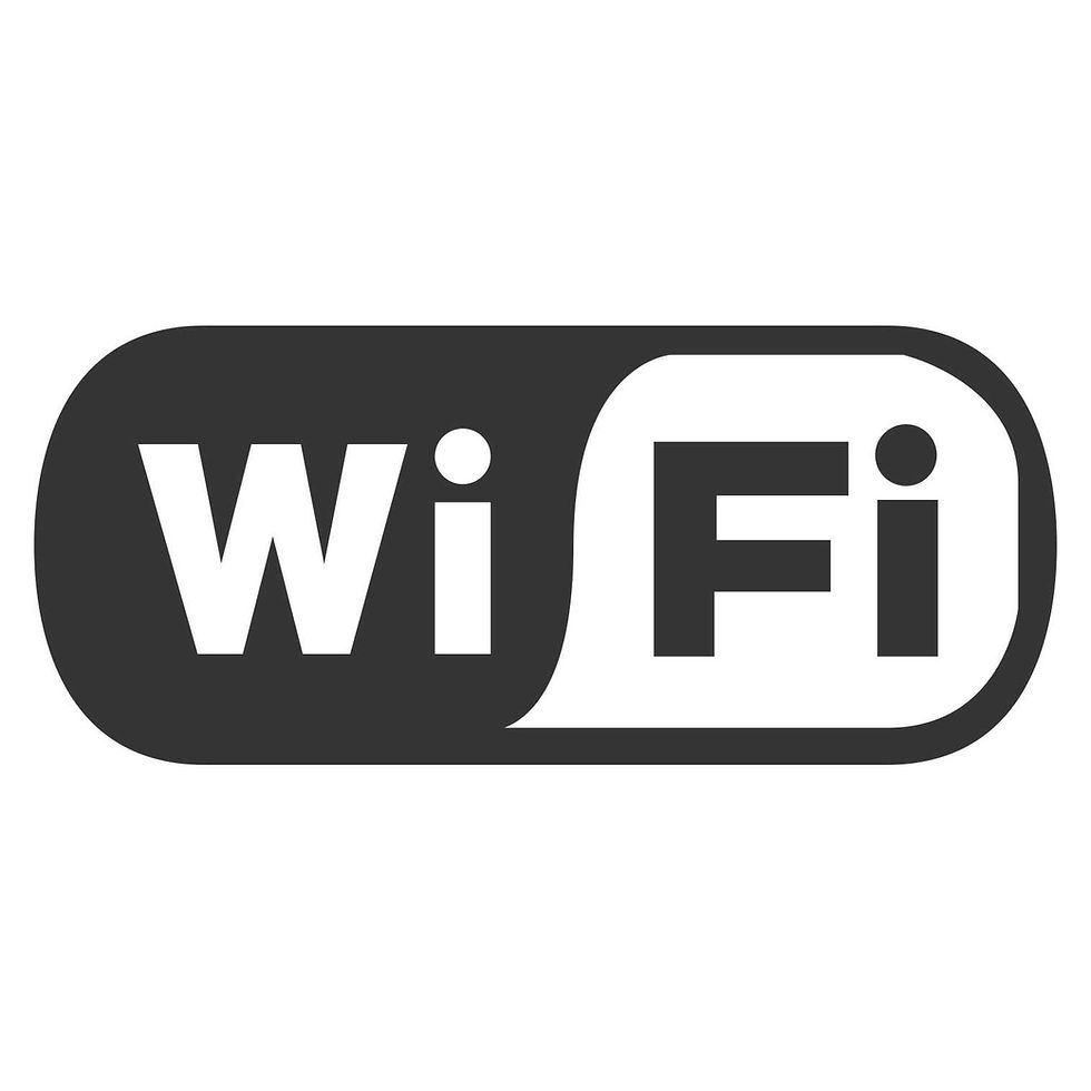 Adesivo Loja Posto Padaria Wifi Wi-fi 12x5cm