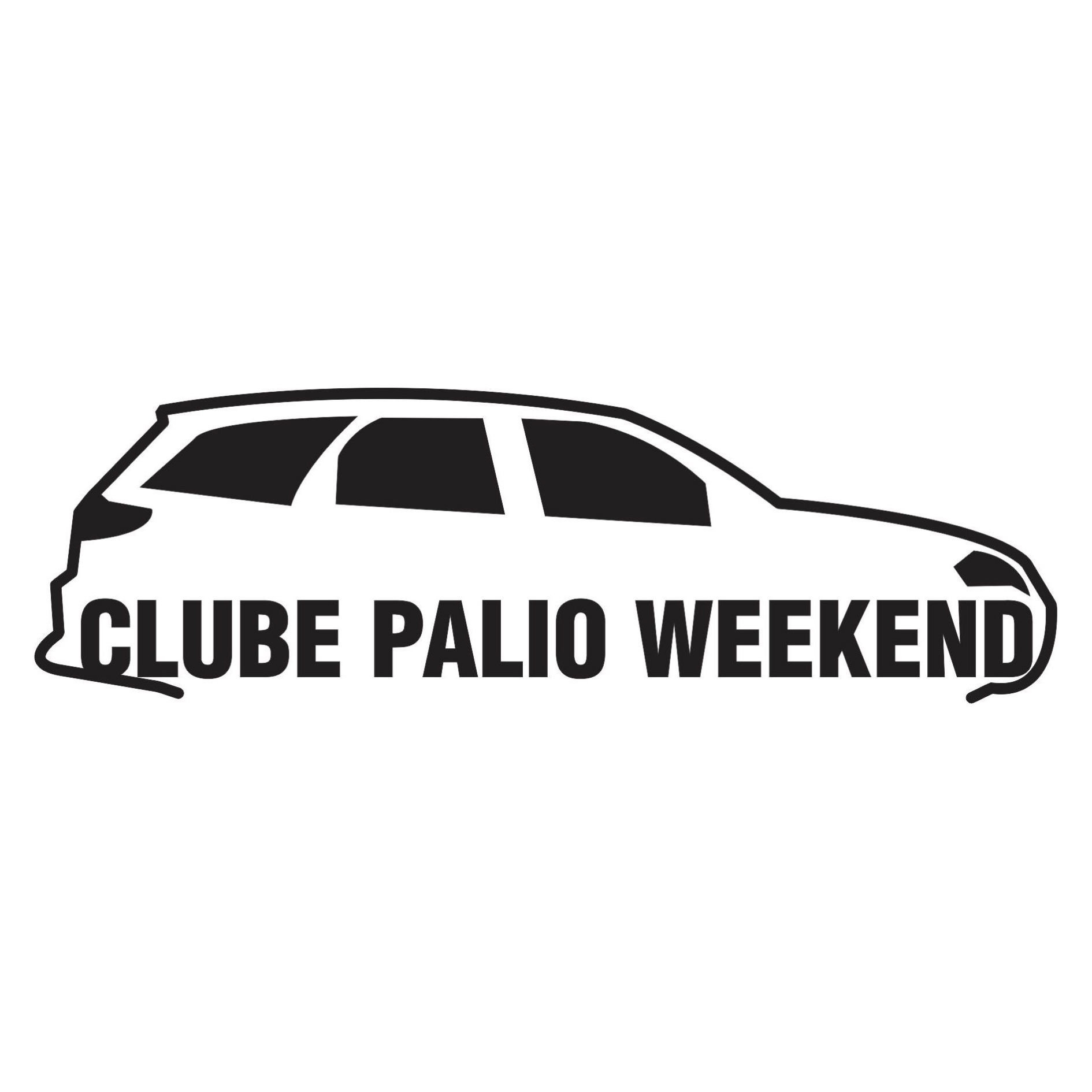 Adesivo Clube do Fiat Palio Weekend 15cm preto