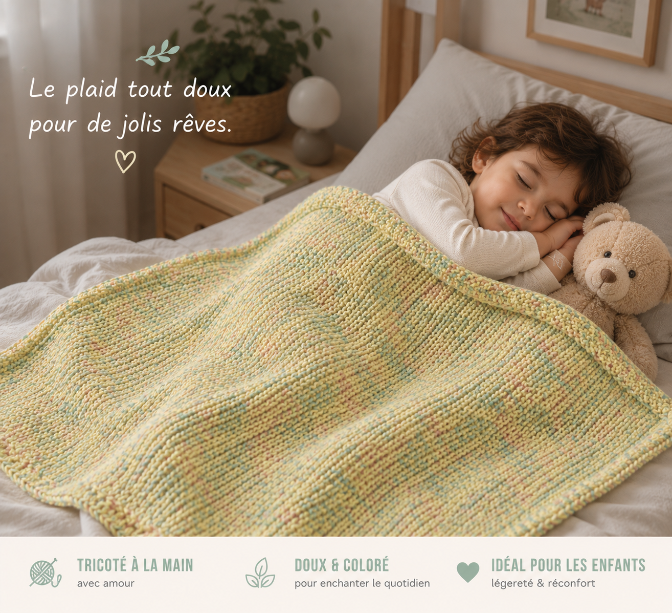 Plaid tout doux pour de jolis rêves