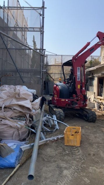 木造住宅解体工事②