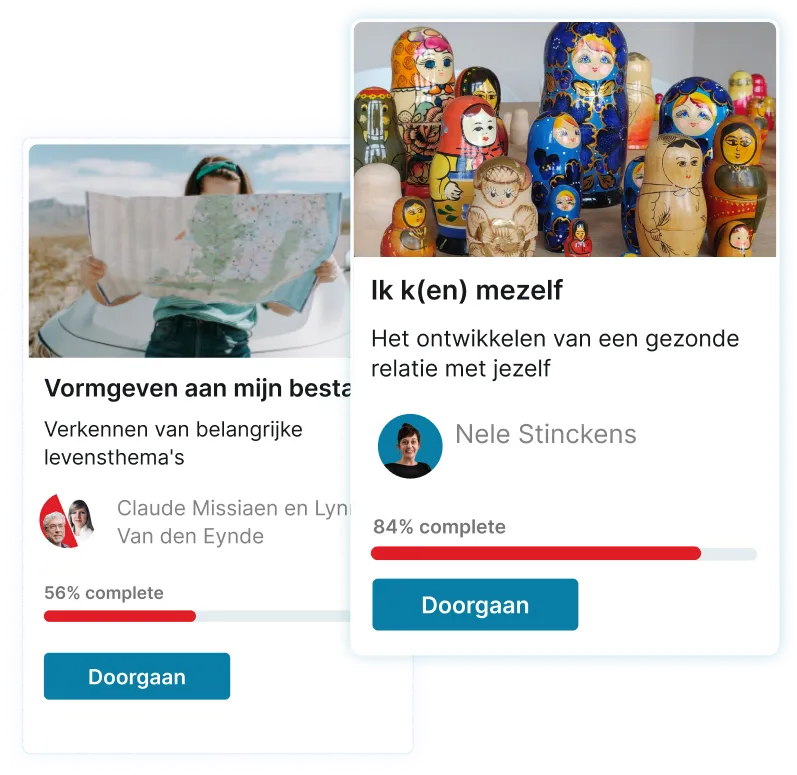 Online zelfhulp modules Vormgeven aan mijn bestaan en Ik (k)en mezelf