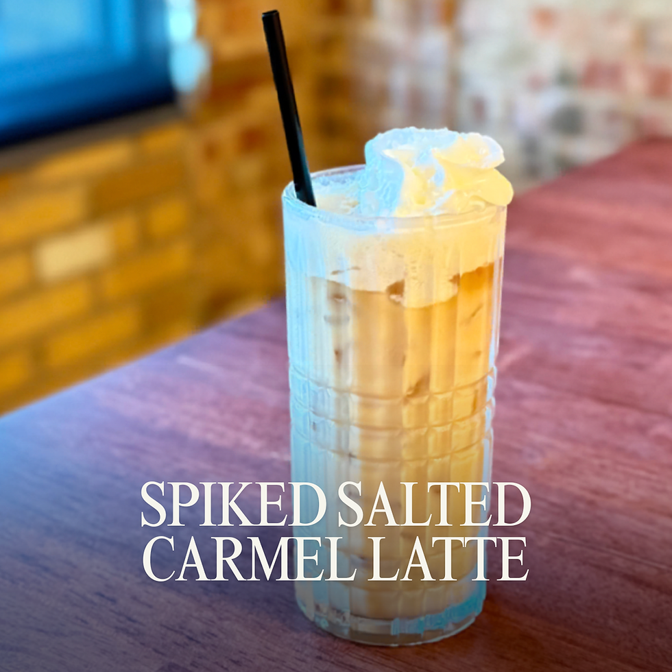 Spiked Salted Carmel Latte