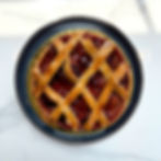 Tarte fraises et rhubarbe