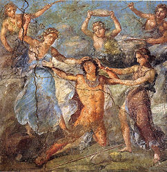 Sparagmos of Pentheus by Maenads (Pompei