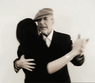 Leonard Cohen dancing.gif