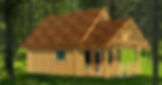 small 16x20 log cabin remote hunter camp resort.jpg