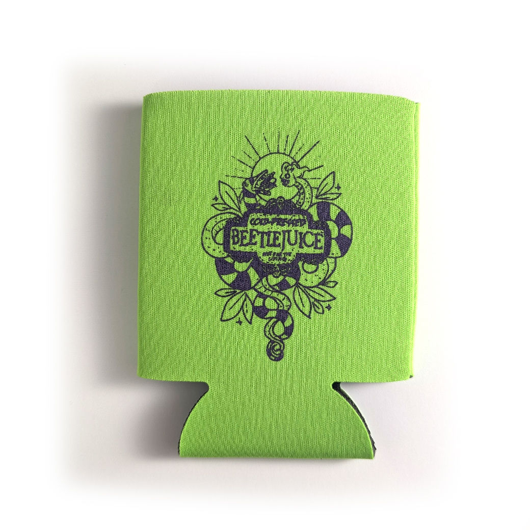 Cold-Pressed Beetlejuice Koozie