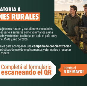 Convocatoria a jóvenes rurales para campaña de concientización en todo el país.