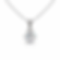Silver Plated Necklace Six Prong Pendant Jewellery Gift for Her
