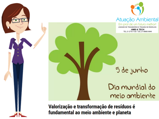 DIA MUNDIAL DO MEIO AMBIENTE - pensar global, agir local!