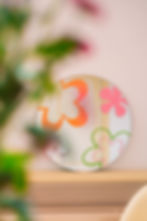Colorful Flower mirror