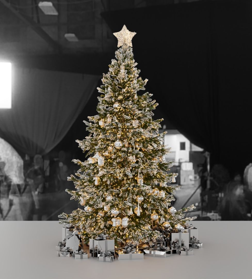 Christmas Tree Build - WIP - Raw Render 02